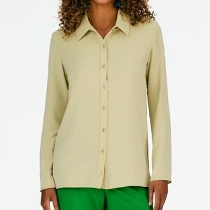 Tibi Soft Drape Slim Shirt
